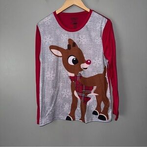Rudolph Long Sleeve Pajama Tshirt